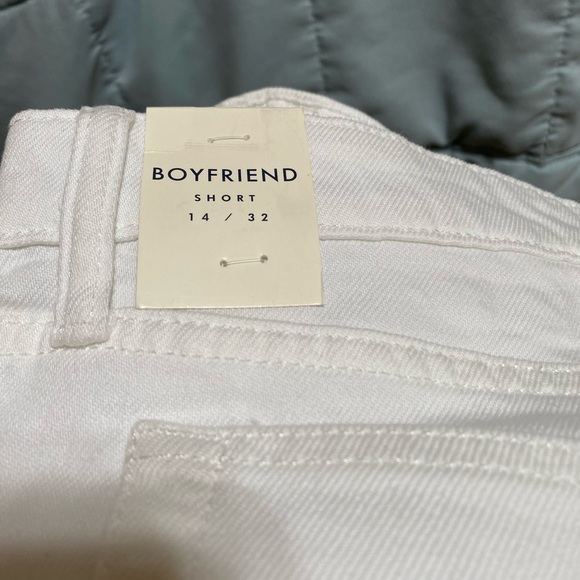 NWT-Lucky Brand White Boyfriend Shorts - Picture 9 of 13